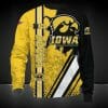 NCAA Iowa Hawkeyes Gold Black Sweatshirt