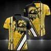 NCAA Iowa Hawkeyes Gold Black Polo Shirt
