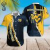 NCAA West Virginia Mountaineers Blue Gold Hawaiian Shirt