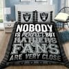 NFL Las Vegas Raiders Black Silver Bedding Set