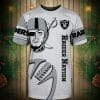 NFL Las Vegas Raiders White Grey T-Shirt