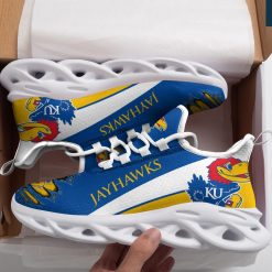 NCAA Kansas Jayhawks Yellow Blue Max Soul Shoes