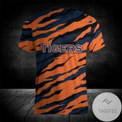 Alternative view of NCAA Auburn Tigers Navy Blue Orange T-Shirt