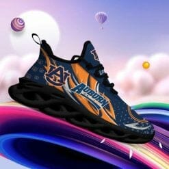 Alternative view of NCAA Auburn Tigers Blue Orange Max Soul Shoes V2