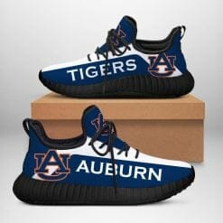 Alternative view of NCAA Auburn Tigers Navy Blue White Reze Sneakers