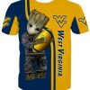 NCAA West Virginia Mountaineers Baby Groot T-Shirt