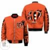 NFL Cincinnati Bengals Orange Bomber Jacket