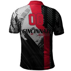 Alternative view of NCAA Cincinnati Bearcats Custom Text Number Special Polo Shirt