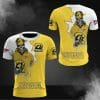 NCAA Iowa Hawkeyes Gold Skull White T-Shirt