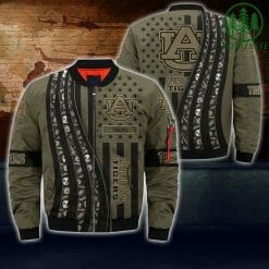 NCAA Auburn Tigers Camo Bomber Jacket