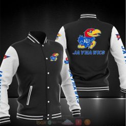 NCAA Kansas Jayhawks Black Baseball Jacket