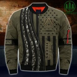 Alternative view of NCAA Auburn Tigers Camo Bomber Jacket