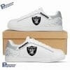 NFL Las Vegas Raiders White Silver Stan Smith Shoes