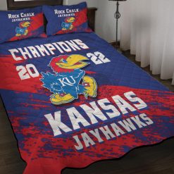 NCAA Kansas Jayhawks Champions 2022 Bedding Set