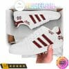 NCAA Mississippi State Bulldogs White Maroon Stan Smith Shoes
