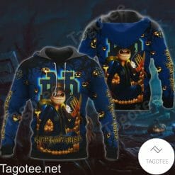 NCAA Notre Dame Fighting Irish Jack Skellington Halloween Pullover Hoodie