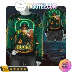 NCAA Oregon Ducks Jack Skellington Halloween Sweatshirt