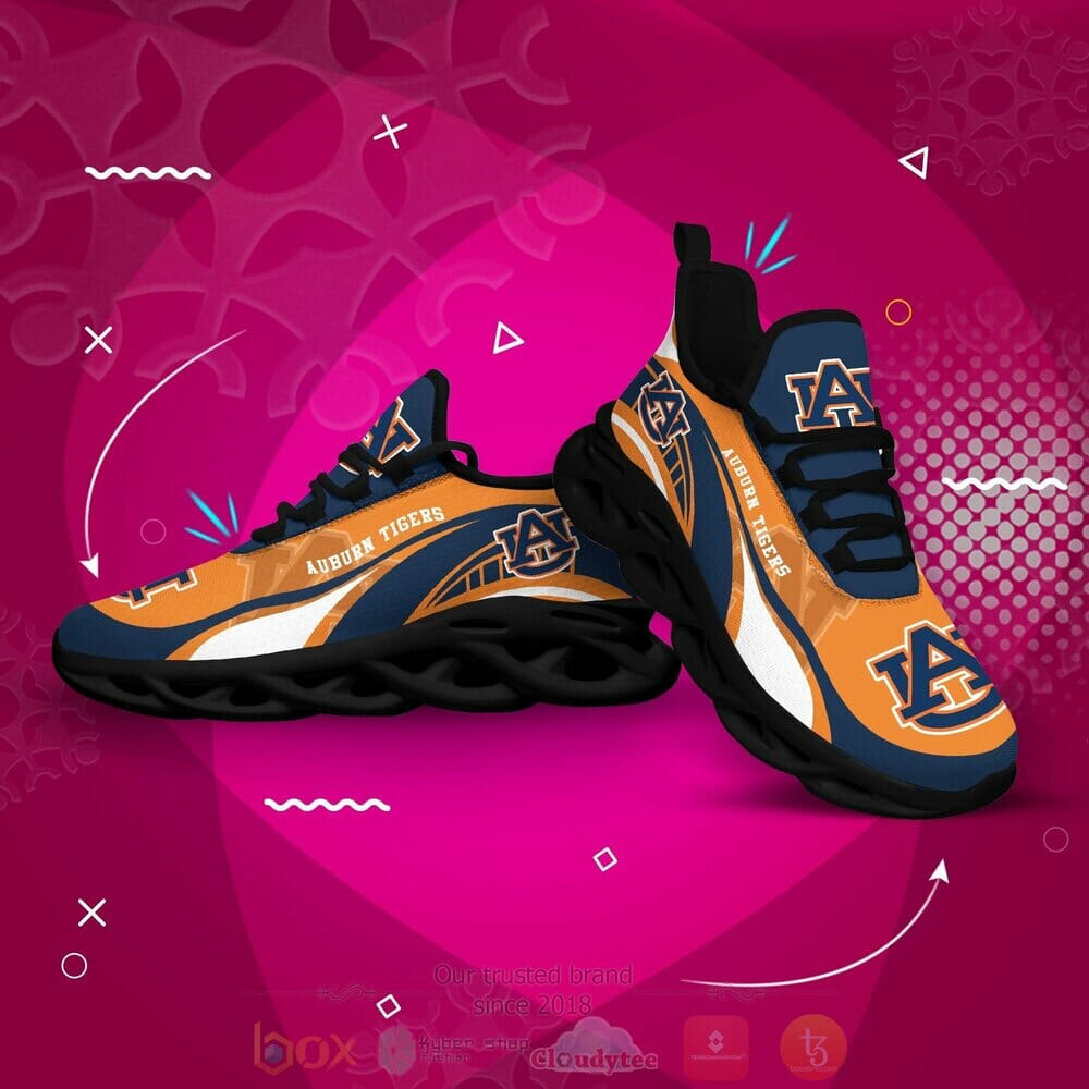 NCAA Auburn Tigers Orange Blue Max Soul Shoes