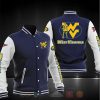 NCAA West Virginia Mountaineers Navy Blue Baseball Jacket