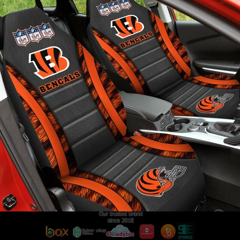 NFL Cincinnati Bengals Super Bowl LVI Orange Car Seat Covers