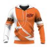 NCAA Oklahoma State Cowboys Orange White Pullover Hoodie