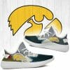 NCAA Iowa Hawkeyes Grey Special Yeezy Boost Sneakers