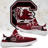 NCAA South Carolina Gamecocks Garnet Yeezy Boost Sneakers