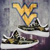 NCAA West Virginia Mountaineers Lightning Black Yeezy Boost Sneakers