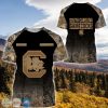 NCAA South Carolina Gamecocks Custom Name Black Forest T-Shirt