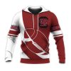 NCAA South Carolina Gamecocks Red White Pullover Hoodie