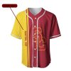 NCAA USC Trojans Custom Name Number Cardinal Gold Baseball Jersey V6