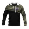 NCAA Washington Huskies Black Camo Pullover Hoodie
