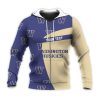 NCAA Washington Huskies Custom Text Speical Zip Up Hoodie