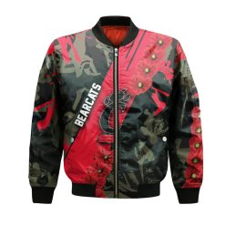 NCAA Cincinnati Bearcats Red Flowers Bomber Jacket