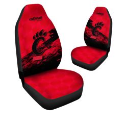 Alternative view of NCAA Cincinnati Bearcats Red Black Car Seat Covers V3