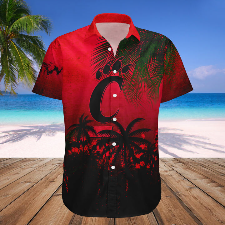 NCAA Cincinnati Bearcats Coconut Tree Hawaiian Shirt