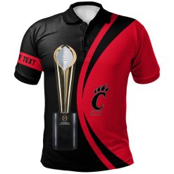 NCAA Cincinnati Bearcats Custom Text Champions Polo Shirt