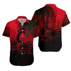 Alternative view of NCAA Cincinnati Bearcats Coconut Tree Hawaiian Shirt