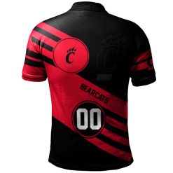 Alternative view of NCAA Cincinnati Bearcats Custom Number Special Polo Shirt V3
