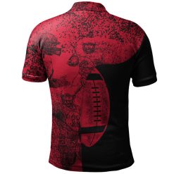 Alternative view of NCAA Cincinnati Bearcats Red Black Polo Shirt V3