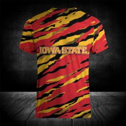 Alternative view of NCAA Iowa State Cyclones Orange Gold T-Shirt V11