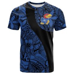 NCAA Kansas Jayhawks Blue Black T-Shirt