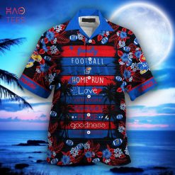 Alternative view of NCAA Kansas Jayhawks Black Blue Hawaiian Shirt