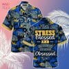 NCAA Pittsburgh Panthers Leaves Blue Black Hawaiian Shirt