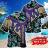 NCAA Washington Huskies Custom Name Green Black Hawaiian Shirt