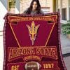 NCAA Arizona State Sun Devils EST 1897 Quilt Blanket