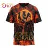 NFL Cincinnati Bengals Dragon Orange Black T-Shirt