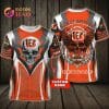 NFL Cincinnati Bengals Custom Name Skull T-Shirt
