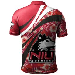 Alternative view of NCAA Northern Illinois Huskies Special Red Polo Shirt