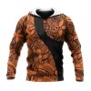 NCAA Oklahoma State Cowboys Orange Black Pullover Hoodie